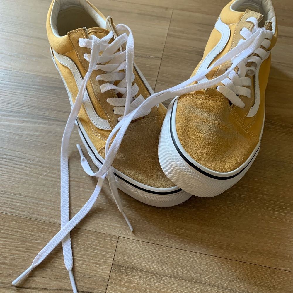 Vintage Vans Canvass With Brushed Suede Heel And Toe